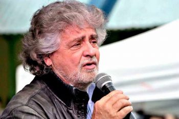 Beppe Grillo, lider del Movimiento 5 Estrellas