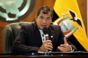 Rafael Correa, presidente de Ecuador