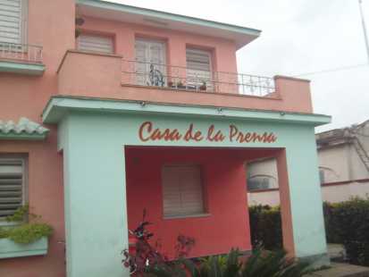 Casa de la Prensa, sede de la Upec provincial en Ciego de Avila (Foto: LI)