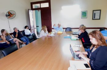 Reunión de la presidencia de la Upec en su sede nacional de La Habana (Foto: Yoandry Avila Guerra)