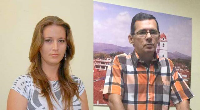 Giselle y Ojito, dos "troncos de periodistas" con raíces desde Sancti Spíritus.