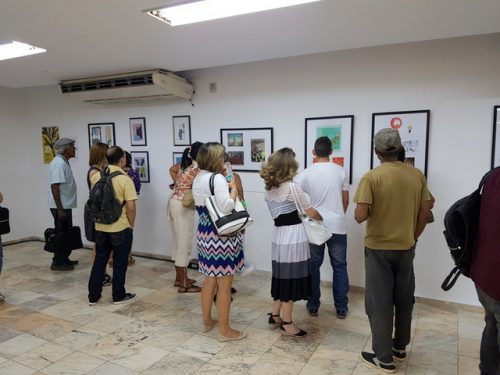 La muestra Made in Cuba quedó abierta en la Sala Villena, de la Uneac (Foto: JGC)