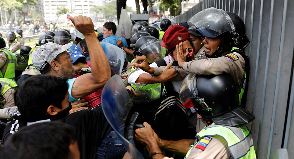 Violencia opositora en Venezuela