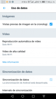 Ahorra datos en Twitter