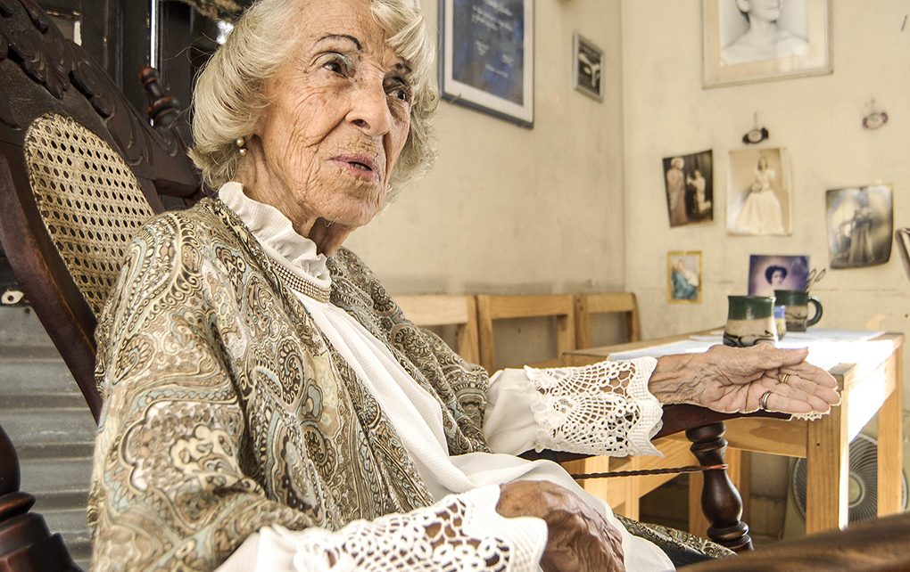 Entrevista realizada a Herminia María Sanchez Quintana, quien fuera reconocida por su trabajo actoral a la edad de 95 años con el Premio de Teatro 2018.