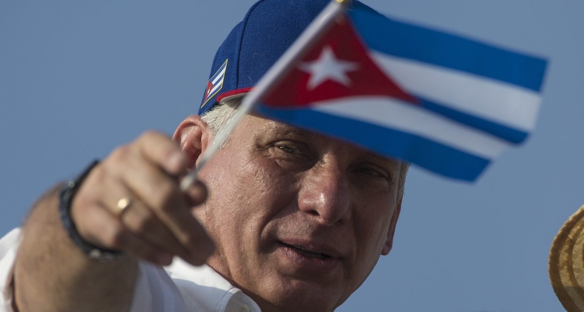 El Presidente Miguel Díaz Canel. Foto: AP