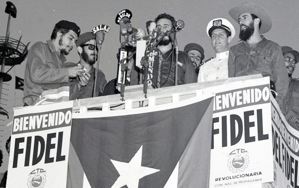Enero del 59 entrada a La Habana Fidel Castro