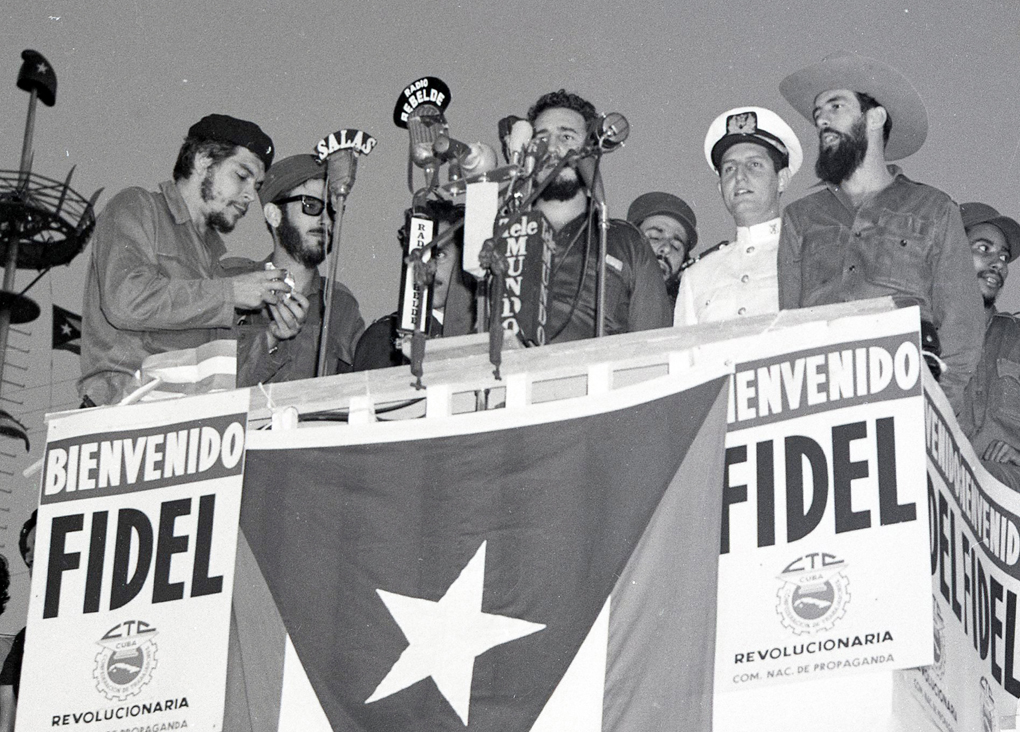 Enero del 59 entrada a La Habana Fidel Castro
