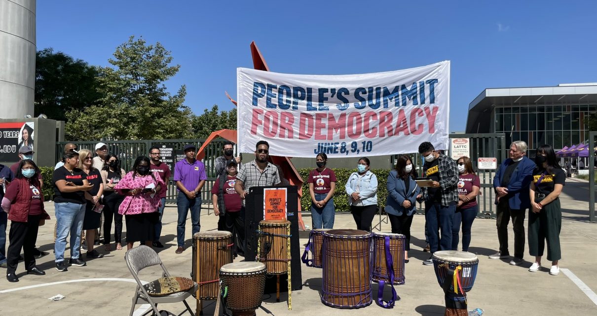 niegan marcha a organizadores de cumbre de los pueblos