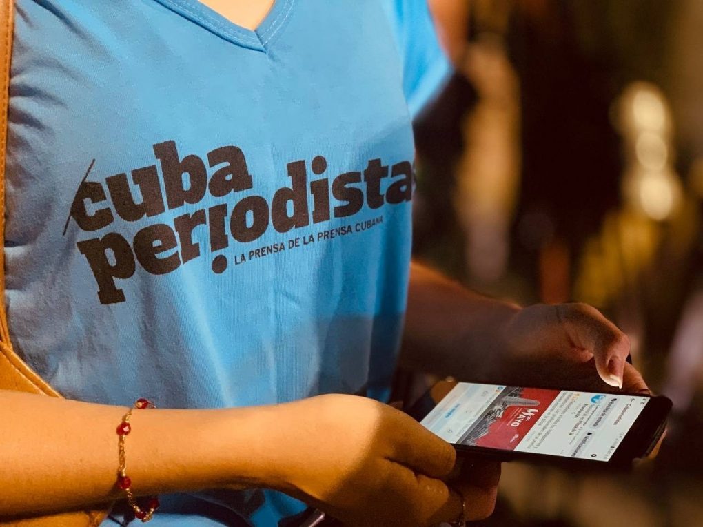 Cubaperiodistas en la Plaza el 1ro de mayo