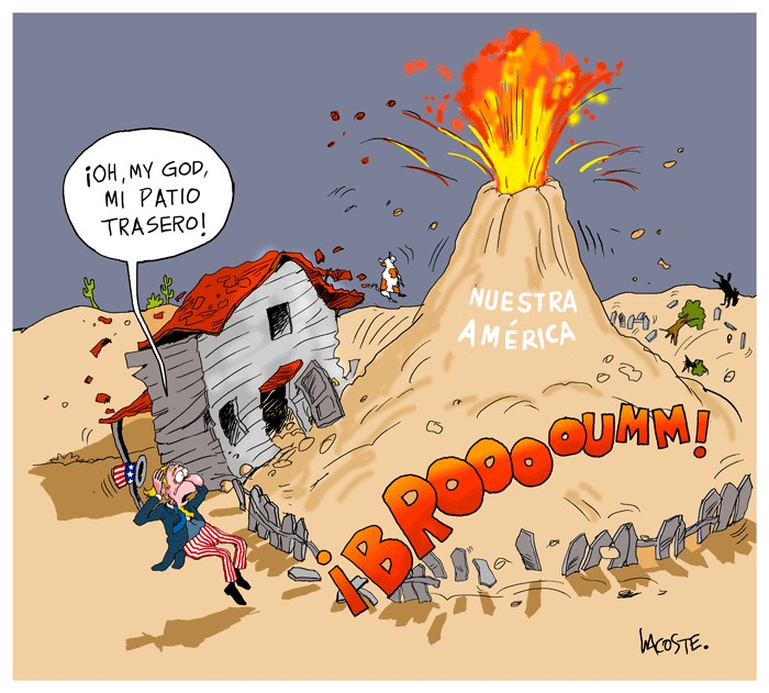 Caricatura Cumbre de las Américas