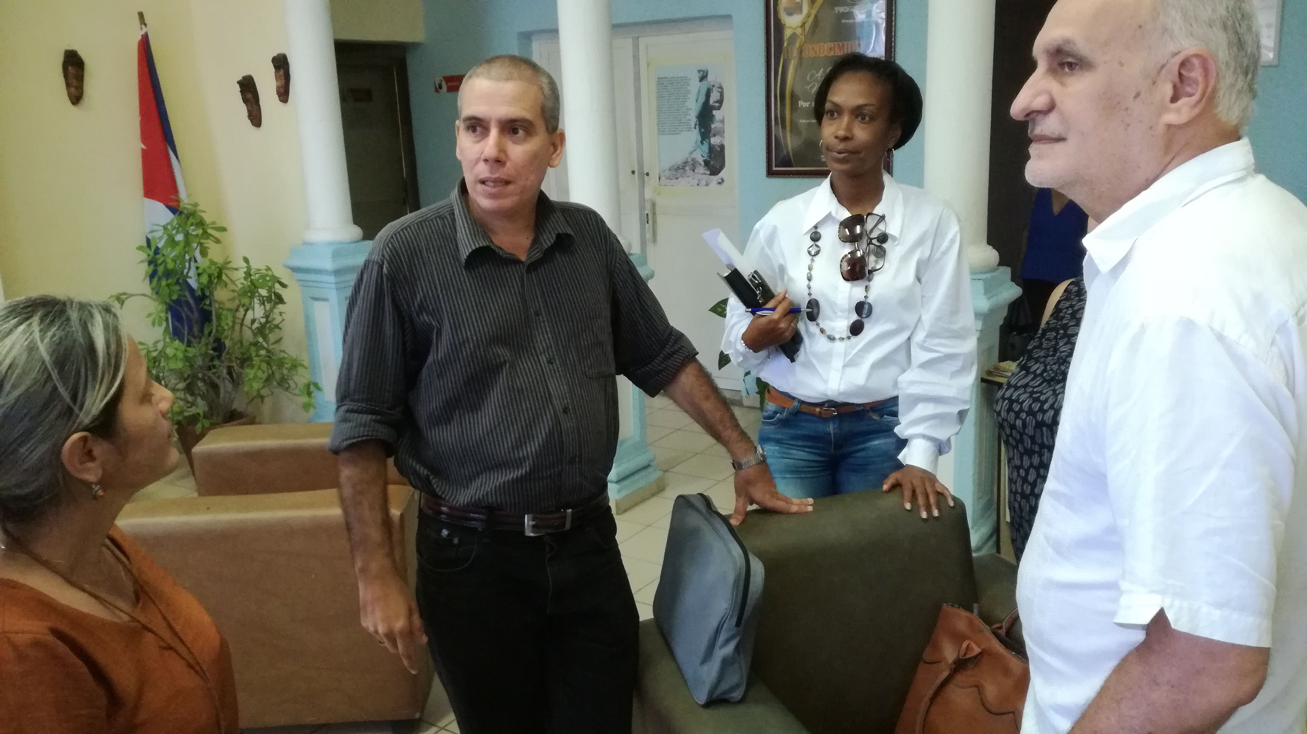 Visita Ricardo Ronquillo la Upec de Upec de Camagüey