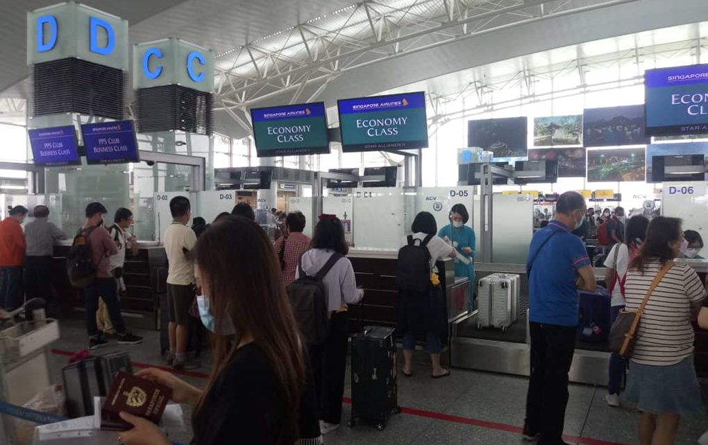 Aeropuerto Nai Bai en Hanoi, Vietnam