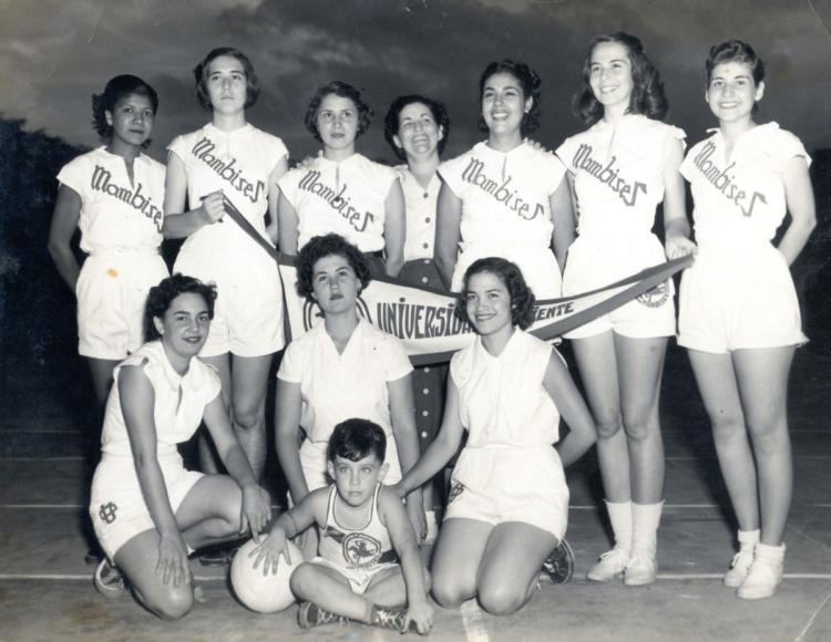 Vilma Espín cuando era estudiante en la Universidad de Oriente