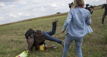 La agresión quedó registrada en video